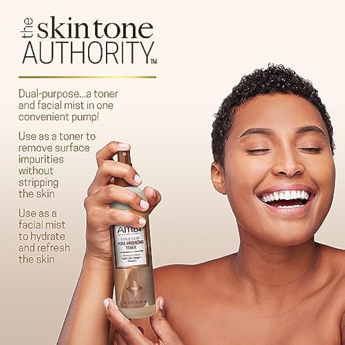 ambi EVEN & CLEAR INTENSE CLARIFYING TONER | ASTRINGENT PROTECTS AND BEAUTIFIES ACNE-PRONE SKIN | CUCUMBER EXTRACT | GREEN TEA EXTRACT | 8 OUNCE - Image 2